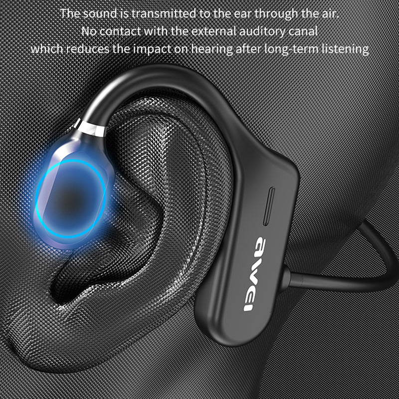 AWEI A889BL Air Conduction Bluetooth-øretelefon Vandtæt Sports Music Headset AWEI A889BL Air Conduction Bluetooth-øretelefon Vandtæt Sports Music Headset